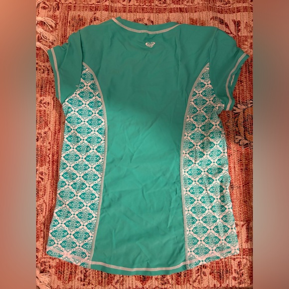 Roxy Swim top. Bought and worn once in Hawaii for a shark diving event. - Picture 2 of 2